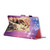 For Amazon Kindle Fire HD 8 (2016/2017/2018) Colored Drawing Pattern Horizontal Flip PU Leather Case with Holder & Card Slot & Sleep / Wake-up Function(Starry Cat)