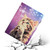 For Amazon Kindle Fire HD 8 (2016/2017/2018) Colored Drawing Pattern Horizontal Flip PU Leather Case with Holder & Card Slot & Sleep / Wake-up Function(Starry Cat)