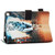 For Amazon Kindle Fire HD 8 (2020) Flat Texture Flat Leather Case with Card Slot & Wallet & Holder & Sleep / Wake-up Function(Cat And Tiger)