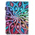 For Amazon Kindle Fire HD 8 (2020) Painted Flat Leather Case with Card Slot & Wallet & Holder & Sleep / Wake-up Function(Spreading Flowers)