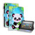 For Amazon Fire HD 8 Horizontal Flip Leather Case, with  Card Slots & Holder & Photo Frame(Cartoon Panda)