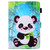 For Amazon Fire HD 8 Horizontal Flip Leather Case, with  Card Slots & Holder & Photo Frame(Cartoon Panda)
