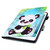 For Amazon Fire HD 8 Horizontal Flip Leather Case, with  Card Slots & Holder & Photo Frame(Cartoon Panda)