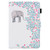 For Amazon Fire HD 8 Plus (2020) Horizontal Flip Leather Case, with  Card Slots & Holder & Photo Frame(Elephant Flower)