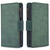 For iPhone XR Skin Feel Detachable Magnetic Zipper Horizontal Flip PU Leather Case with Multi-Card Slots & Holder & Wallet & Photo Frame & Lanyard(Green)