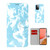 For Samsung Galaxy A72 5G / 4G Cloud Fog Pattern Horizontal Flip Leather Case with Holder & Card Slot & Wallet(Sky Blue)