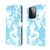 For Samsung Galaxy A72 5G / 4G Cloud Fog Pattern Horizontal Flip Leather Case with Holder & Card Slot & Wallet(Sky Blue)