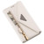 For iPhone 11 Skin Feel Zipper Horizontal Flip Leather Case with Holder & Card Slots & Photo Frame & Lanyard & Long Rope(White)