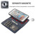 For iPhone 6 Plus KLT888-2 Retro 2 in 1 Detachable Magnetic Horizontal Flip TPU + PU Leather Case with Holder & Card Slots & Photo Frame & Wallet(Dark Blue)