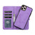 For iPhone 11 Pro KLT888-2 Retro 2 in 1 Detachable Magnetic Horizontal Flip TPU + PU Leather Case with Holder & Card Slots & Photo Frame & Wallet(Purple)