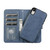 For iPhone XR KLT888-2 Retro 2 in 1 Detachable Magnetic Horizontal Flip TPU + PU Leather Case with Holder & Card Slots & Photo Frame & Wallet(Dark Blue)