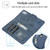 For iPhone XR KLT888-2 Retro 2 in 1 Detachable Magnetic Horizontal Flip TPU + PU Leather Case with Holder & Card Slots & Photo Frame & Wallet(Dark Blue)