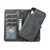 For iPhone XR KLT888-2 Retro 2 in 1 Detachable Magnetic Horizontal Flip TPU + PU Leather Case with Holder & Card Slots & Photo Frame & Wallet(Black)