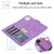 For iPhone 12 / 12 Pro KLT888-2 Retro 2 in 1 Detachable Magnetic Horizontal Flip TPU + PU Leather Case with Holder & Card Slots & Photo Frame & Wallet(Purple)