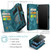 For iPhone 12 mini CaseMe-008 Detachable Multifunctional Wallet Leather Phone Case (Blue)