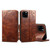 For iPhone 11 Pro Max Baroque Simple Horizontal Flip Leather Case, with Holder & Card Slots & Wallet(Light Brown)