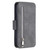 For iPhone XR Detachable Frosted Magnetic Horizontal Flip Leather Case with Card Slots & Holder & Zipper Wallet & Photo Frame(Grey)