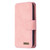 For iPhone XR Detachable Frosted Magnetic Horizontal Flip Leather Case with Card Slots & Holder & Zipper Wallet & Photo Frame(Pink)