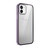 For iPhone 12 mini Double Sides Tempered Glass Magnetic Adsorption Metal Frame Anti-peep Screen Case (Light Purple)