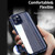 For iPhone 12 mini Double Sides Tempered Glass Magnetic Adsorption Metal Frame Anti-peep Screen Case (Light Purple)