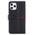 For iPhone 12 mini GEBEI Top-grain Leather Horizontal Flip Protective Case with Holder & Card Slots & Wallet & Photo Frame (Black)