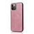 For iPhone 12 Pro Max Multiple Card Slots Detachable Magnetic Horizontal Flip Leather Case with Card Slots & Holder & Wallet(Rose Gold)