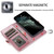 For iPhone 12 Pro Max Multiple Card Slots Detachable Magnetic Horizontal Flip Leather Case with Card Slots & Holder & Wallet(Rose Gold)