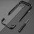For iPhone 12 mini Aurora Series Lens Protector + Metal Frame Protective Case (Blue)