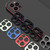 For iPhone 12 mini Aurora Series Lens Protector + Metal Frame Protective Case (Blue)