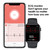 W46 1.75 inch IPS Color Screen IP68 Waterproof Smart Watch, Support Sleep Monitor / Heart Rate Monitor / Blood Pressure Monitoring(Black)