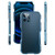 For iPhone 12 Pro Max Sharp Edge Magnetic Adsorption Shockproof Case(Navy Blue)