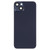 Glass Battery Back Cover with Holder for iPhone 14(Black)