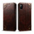 For iPhone X / XS Baroque Simple Horizontal Flip Leather Case, with Holder & Card Slots & Wallet(Dark Brown)