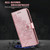 For OPPO Realme 5 / Realme 5s / Realme C3 7-petal Flowers Embossing Pattern Horizontal Flip PU Leather Case with Holder & Card Slots & Wallet & Photo Frame(Rose Gold)