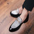 British Style Pointed Shoes Versatile Casual Shoes Slip-on Men Shoes, Size:41(Gray)