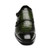 Crocodile Pattern Business Flat Bottom Leather Formal Shoes, Size:38(Green)