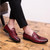 Men Comfortable Gentleman Business Fashion Pointed Dress Men Shoes, Size:42(Red)