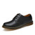 Shrimp Skin Martin Boots Casual Shoes for Men and Women, Size:46(Black)