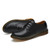 Shrimp Skin Martin Boots Casual Shoes for Men and Women, Size:46(Black)