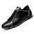 Men Fashion British Style Sports Shoes, Size:38(Black)