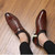 Autumn And Winter Business Dress Large Size Men's Shoes, Size:43(Black)