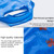 Creative Strawberry Shopping Reusable Folding Reusable Grocery Shopping Bag(Blue)