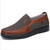Low-cut Business Casual Soft Soles Flat Shoes for Men, Shoe Size:48(Coffee)