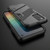 For Samsung Galaxy F52 5G Punk Armor 2 in 1 PC + TPU Shockproof Case with Invisible Holder(Black)