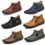 Men Martin Boots Large Size Boots Leisure Tooling Boots, Size: 42(Ink Green Plus Velvet)