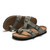 Ruizu Couple Cork Slippers Beach Shoes Flip Flops, Size: 40(Grey)