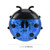 2pcs Ladybug Shape Car Door Anti-collision Colorful Warning Light(Blue)