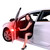 2pcs Ladybug Shape Car Door Anti-collision Colorful Warning Light(Blue)