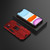 For iPhone 12 mini Supersonic PC + TPU Shock-proof Protective Case with Holder (Red)