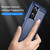 For OPPO A96 Brushed Texture Carbon Fiber TPU Phone Case(Blue)